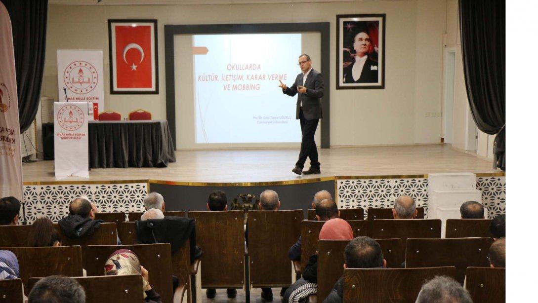 MEB Din Öğretimi Genel Müdürlüğünce Hazırlanan YÖGEP Projesi Kapsamında Sivas'ta Okul İdarecilerine Yönelik 